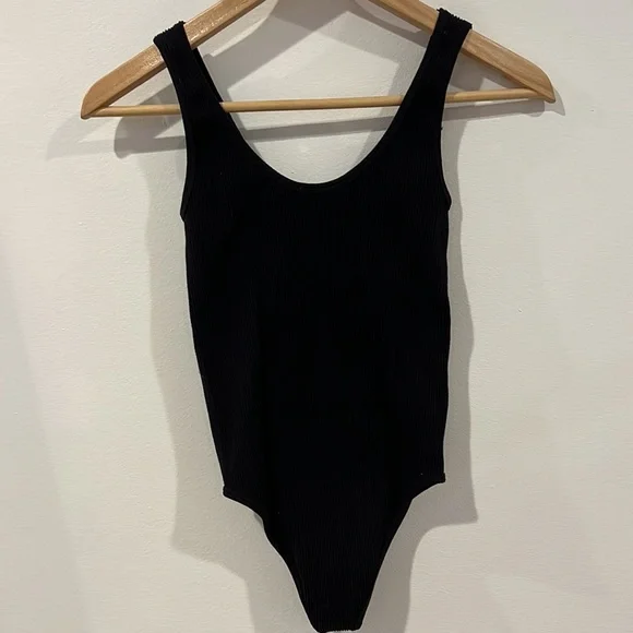 Zara black seamless thong bodysuit - Picture 6 of 6